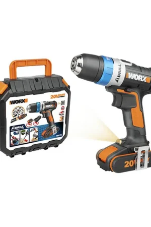Pas Cher Perceuse-visseuse sans fil 178.1 avec 2 batteries Worx