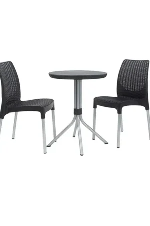 Curver Ensemble de meubles de balcon 3 pièces Chelsea Commande En Gros