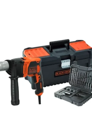 Prix Promo Marteau perforateur 850W + kit 32 pièces + boîte à outils Black+Decker BEH850KA32-QS