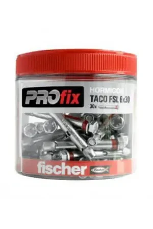 Pot de 15 unités Bouchon à béton PROfix FSL M10x70 D12 Fischer Affaire À Saisir