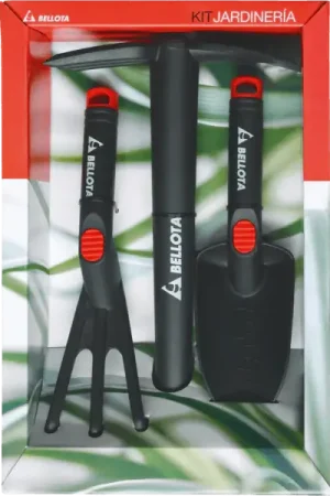 Kit Cultivateur Azuela Fourche et transplantoir manche court en fibre de verre Bellota 2994 Seulement Aujourd'hui