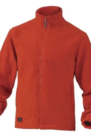 Polaire entièrement zippée Vernon Rouge Top Vente