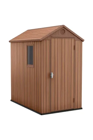 Abri de jardin en résine Darwin marron 2m2 Curver Offre Du Jour