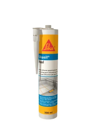 Quantité Limitée Cartouche de Mastic pour Piscine 300ml Transparent Sikasil Pool Sika