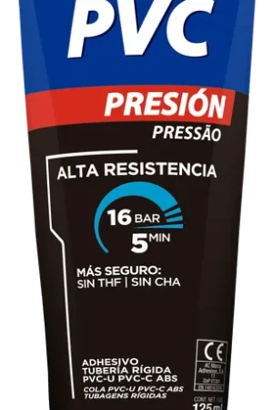 Tube adhésif pour tuyaux PVC rigide PRESSION Ceys 125ml Prix Réduit