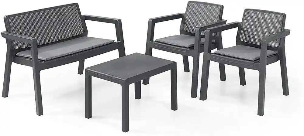 Offre Spéciale Emily Keter Ensemble de terrasse ou salon de jardin 4 pièces