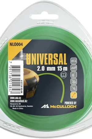 Fil nylon rond de rechange pour débroussailleuse 2.0mmX15m McCulloch NLO004 Nouvel Arrivage