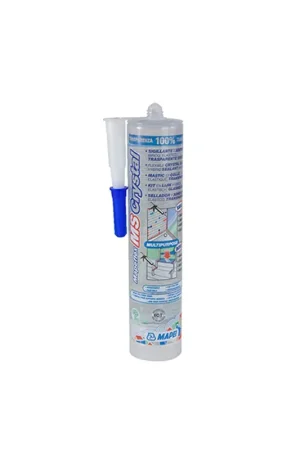 Cartouche en silicone Mapeflex MS Crystal Mapei - Transparente Offre Exclusive