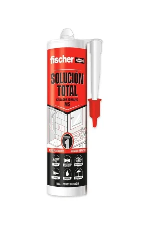 Nouveauté Cartouche de mastic adhésif 290 ml Total Sealing Fischer Crystal MS Transparent