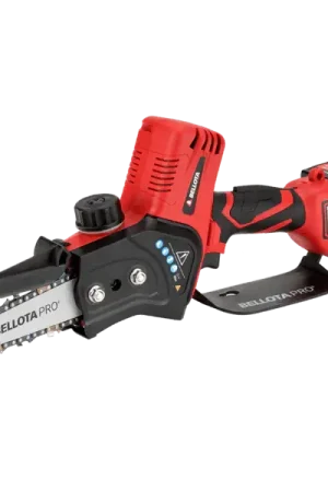 Mini tronçonneuse à batterie 11 cm avec 3 batteries 4,2 Ah et valise Bellota ECS1100P Commander Vite