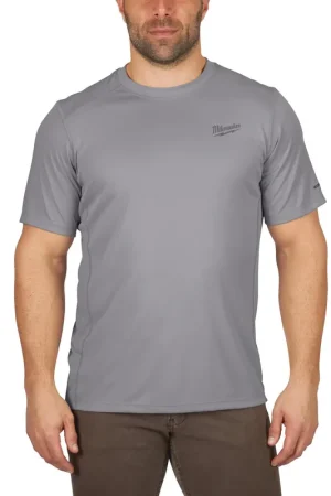 WORKSKIN Milwaukee WWSSG T-shirt à manches courtes pour temps tempéré Certifié
