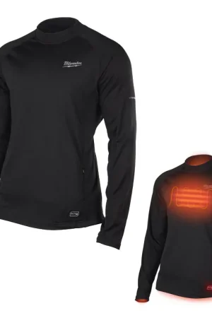 Nouvel Arrivage Milwaukee L4HBLB-301 Maillot de corps chauffant à batterie USB Redlithium