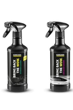 Nouveauté Pack 2 produits d'entretien intérieur Karcher RM651 + RM650