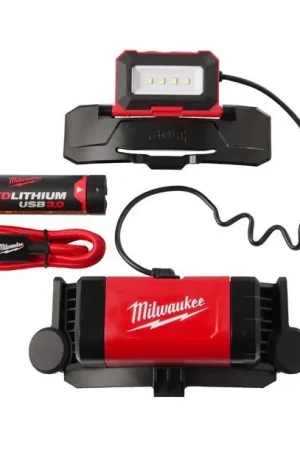 Populaire Lampe de poche pour casque USB Milwaukee L4 Redlithium BOLTHL-301