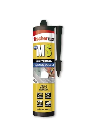 MS Cartouche de mastic adhésif spécial pour receveurs de douche 290 ml Fischer Blanc Commande En Gros