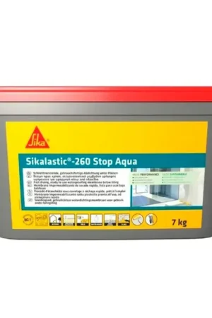 Membrane d'étanchéité liquide Sikalastic 260 Stop Water 7 kg Sika Meilleure Vente