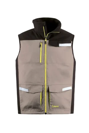 Bon Marché Kapriol Gilet de travail multipoches Beige