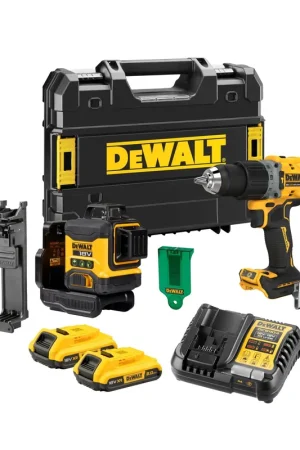 Acheter En Ligne Kit Laser Compact DCLE34031 + Perceuse DCD805 + 2bat 2Ah 18V + chargeur + Valise Dewalt DCK2095D2T