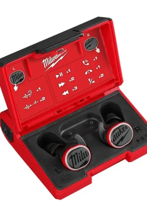 Prix Réduit Casques rechargeables USB avec Bluetooth Conçus pour le chantier Milwaukee L4 RLEPB-301