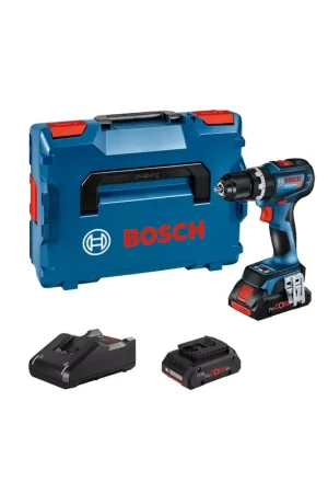 Achetez Aujourd'hui Marteau perforateur 18V avec 2bat 4Ah + Chargeur + Mallette Bosch GSB 18V-90 C