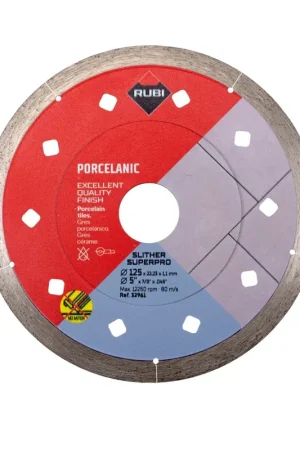 Disque Diamant Grès Cérame 115mm SLITHER SUPERPRO Rubi Produit De Marque