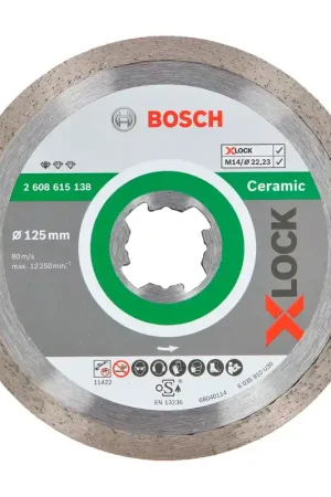 Réduction Disque à tronçonner diamanté Bosch en céramique standard X-LOCK