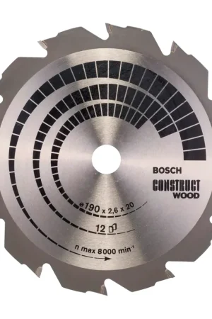 Meilleur Prix Lame de scie circulaire Bosch Construct Wood 160 mm