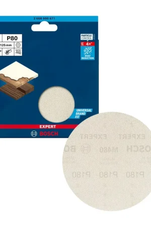 Maille abrasive EXPERT M480 125mm 80g 5 unités Bosch Acheter Direct