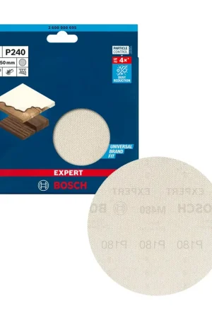 Maille abrasive EXPERT M480 150mm 240g 5 unités Bosch Nouveauté