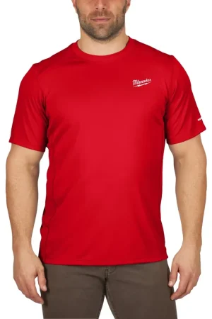WORKSKIN Milwaukee WW SS RD T-shirt pour temps tempéré Promotion Saisonnière