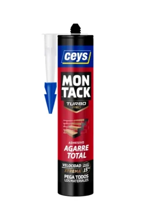 Commander Vite Cartouche adhésive de montage Montack Ceys Total Grip Turbo Pro 290 ml