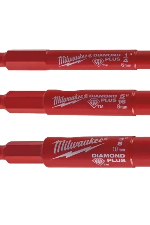 Vente Flash Jeu de 3 forets Diamond Max Milwaukee