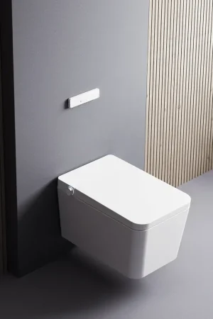 WC Japonais avec Nettoyage Intelligent Mizubath Island Suspendu Blanc Pas Cher