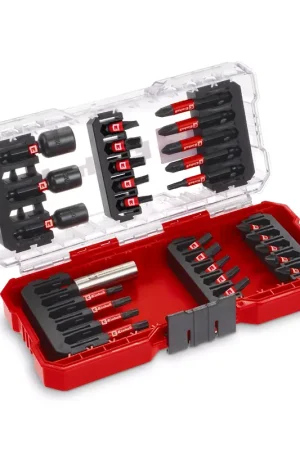 Dernier Modèle Coffret de douilles et d'embouts Einhell 49108703 S-CASE 28 pièces