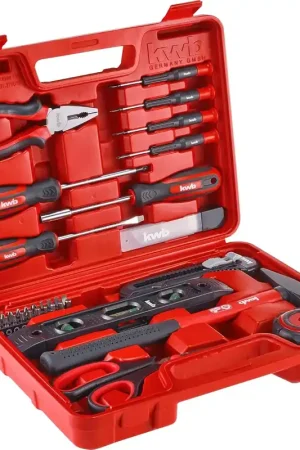 Promotion Saisonnière KWB 49370610 Mallette à outils avec 35 outils