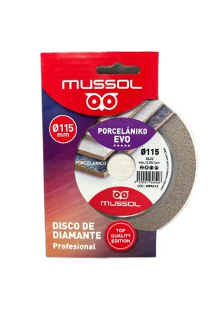 Disque diamanté porcelaine Mussol EVO 115 mm Pas Cher