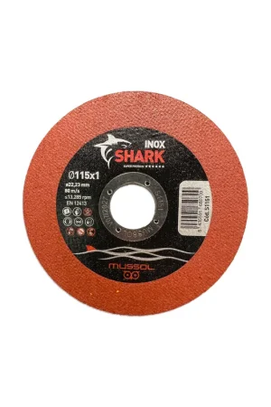 Top Vente Disque à tronçonner en acier inoxydable SHARK 115 mm Mussol