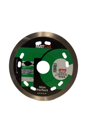 Prix Choc Disque diamanté continu pour porcelaine Slim Perfect MATcut 115 mm Mussol