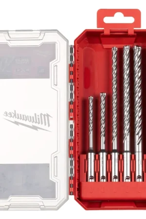 Ensemble de 5 forets Milwaukee SDS-PLUS MX4 Top Vente