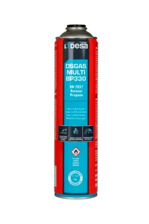 Bouteille de gaz butane/propane avec basculeur 7/16", Desa 330gr DSGAS - MULTI BP330 Remise