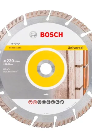 Remise Boîte de 10 unités de disques à tronçonner diamantés Standard Universel 230 mm