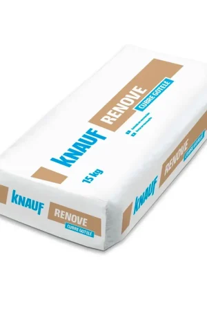 Commande En Gros Enduit de rénovation à base de gypse Knauf Renove 15 kg pour murs texturés
