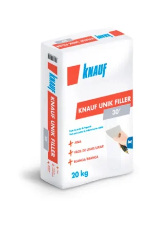 Nouvelle Collection Sac de 20 kg de pâte à joint Knauf Unik Filler à prise rapide 30 min
