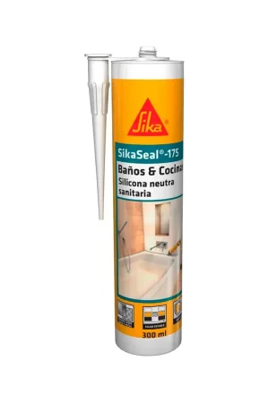Marque Cartouche de mastic silicone neutre sanitaire 300ml SikaSeal-175
