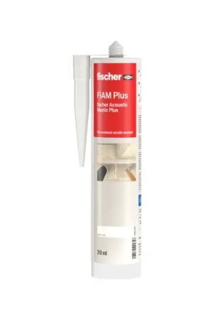 Cartouche mastic intumescent acrylique FIAM Plus 310 ml Fischer Expédié Aujourd'hui