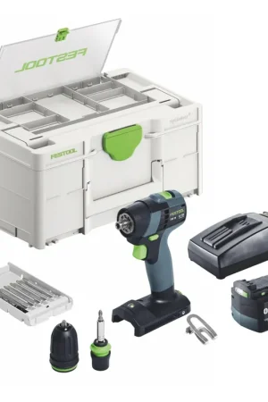 Festool TXS 18 C 3,0-Set Perceuse-visseuse sans fil 40Nm Brushless 18V + 1x Batterie 5,0Ah + Chargeur + Systainer Expédié Aujourd'hui