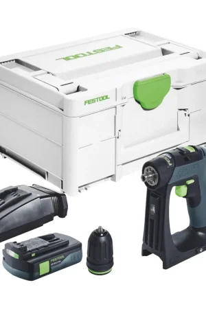 Nouvelle Collection Festool CXS 18 Perceuse-visseuse sans fil 18 V 40 Nm Brushless + 1x batterie 3,0 Ah + chargeur + Systainer
