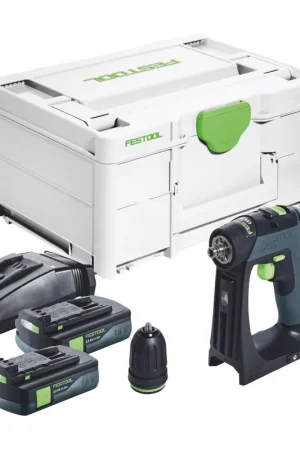 Festool CXS 18 Perceuse-visseuse sans fil 18 V 40 Nm Brushless + 2x batterie 3,0 Ah + chargeur + Systainer Dernière Chance