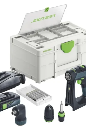 Festool CXS 18-Basic-Set Perceuse-visseuse sans fil 18 V 40 Nm Brushless + 1x batterie 3,0 Ah + chargeur + Systainer Remise