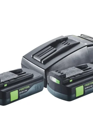 Promotion Saisonnière Festool Energy Set 2x BP 18 Li 3,0 C batterie 18 V 3,0 Ah / 3000 mAh Li-Ion ( 2x 577658 ) + chargeur TCL 6 ( 201135 )